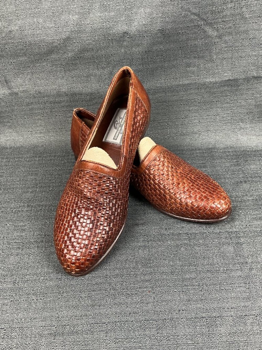 Giorgio Brutini Men's Loafers Genuine Leather Size 8 Made in Brazil 757TJ449.
